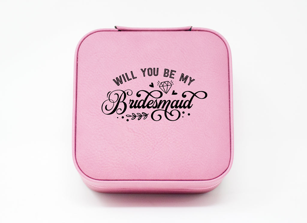 Personalized Bridal Shower Jewelry Box - Perfect Honeymoon and Travel Accessory for the Bride-to-Be