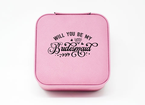 Personalized Bridal Shower Jewelry Box - Perfect Honeymoon and Travel Accessory for the Bride-to-Be